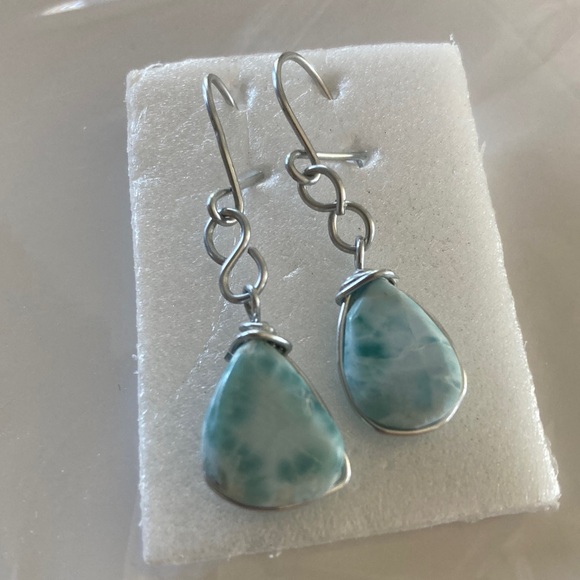 Larimar Jewelry - Earrings Larimar from the Dominican Republic! I bought while traveling